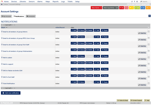 Notification Settings