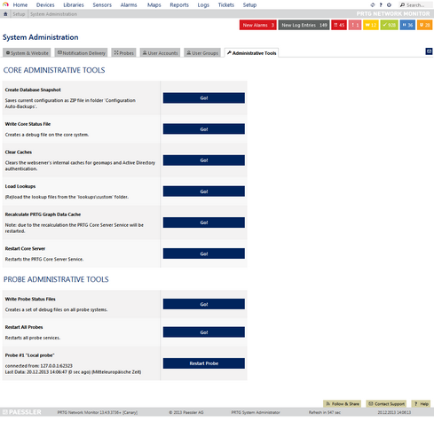 System Administrative Tools System Administrative Tools